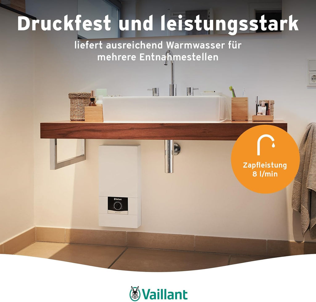 Elektronischer Durchlauferhitzer VED E 24/8 24kW 400V mit Digitalanzeige und stufenlos einstellbarer Temperatur 0010023779
