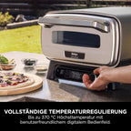 Outdoor Pizzaofen Air Fryer MO201EU 13L 30 cm Pizzastein Backblech Heißluft Frittieren Backen Teig gehen lassen 4 Funktionen