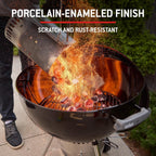 Holzkohlegrill 57 cm Original Kettle Premium mit Stand und Rädern 2342 cm² Grillfläche Deckelthermometer