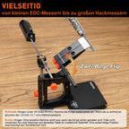 Messerschärfer 202H mit einstellbarem Winkel 10–35° 7-teiliges Schleifset mit Diamant und Wassersteinen