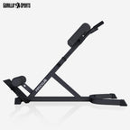 Rückentrainer Hyperextension 600079-00019-0001 verstellbar bis 150 kg mit Beinfixierung und Haltegriffen