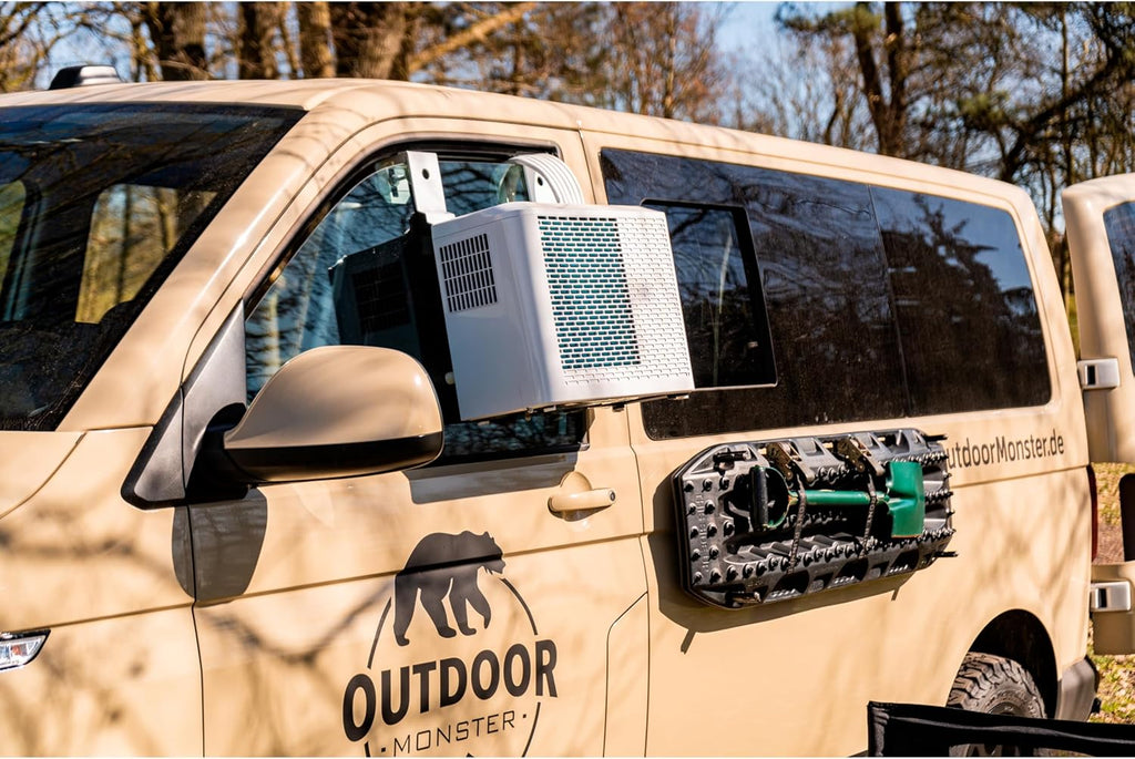 Split Klimaanlage Kühlen Entfeuchten Ventilieren P502 MD37735 5000 BTU für Wohnwagen Wohnmobil mit Montagekit