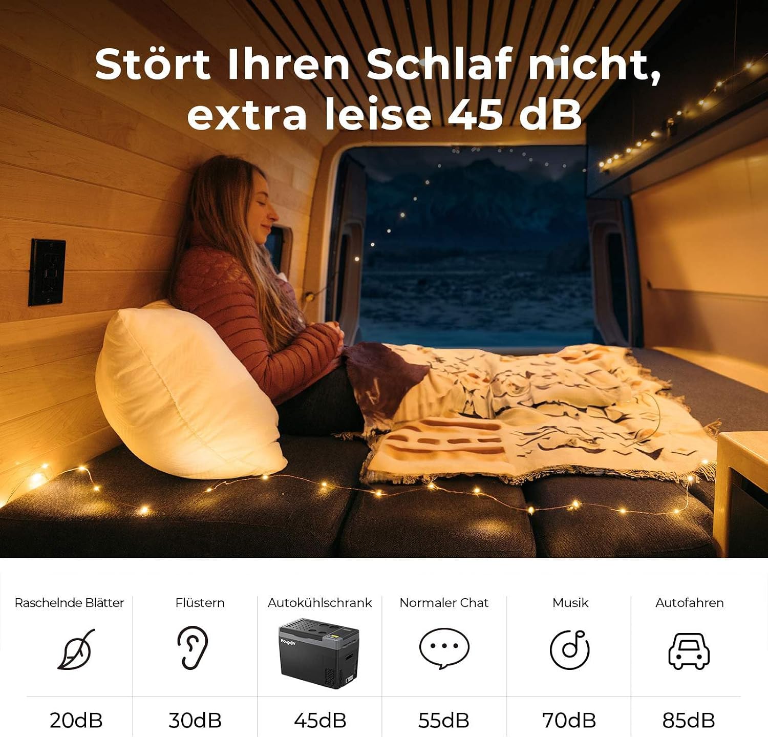 Kompressor Kühlbox CRPRO 29L 12V 24V 230V -22°C bis 10°C Auto Kühlschrank für Auto Camping Reisen
