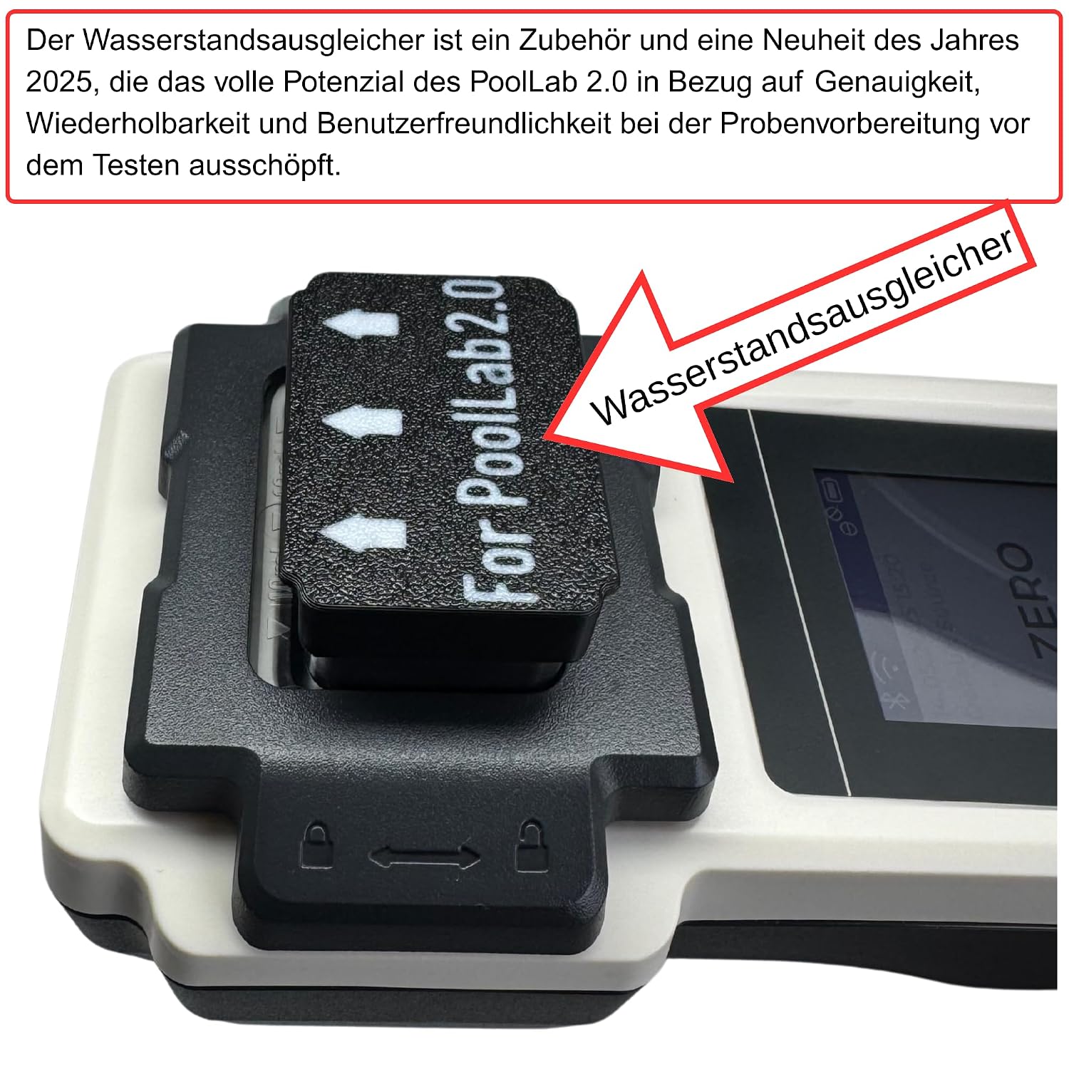 Pool Wasseranalysegerät 2.0 Set 27 Parameter WiFi Bluetooth App Pool Spa Whirlpool Messgerät inkl Koffer Wasserstandsausgleicher