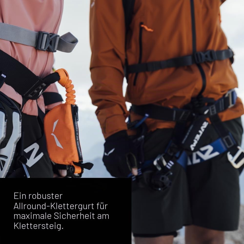 Klettersteig Set Attac Evo Toxo 3.0 Komplettset mit Helm Karabinern und Falldämpfer Einheitsgröße für Klettern