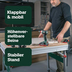 Multifunktionstisch MWB 100 Klappbare Werkbank höhenverstellbar 120 kg Traglast inkl Zwingen