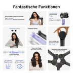 Haartrockner Neo 22 m/s Luftstrom 110000 U/min Motor 1500W Ionenfunktion 2 Aufsätze Diffusor Glättungsdüse