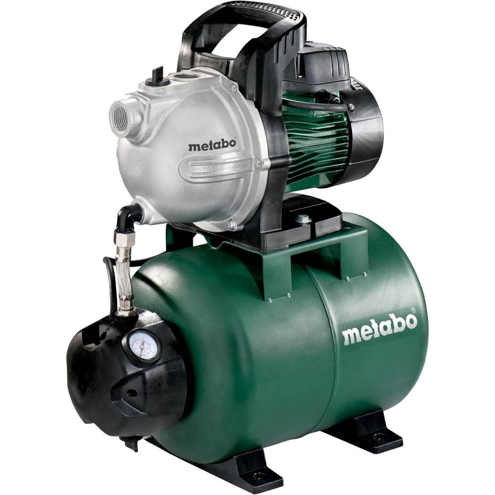 Hauswasserwerk HWW 4000/25 G 600971000 1100 W Fördermenge 4000 l/h Förderhöhe 46 m 24 l Druckkessel