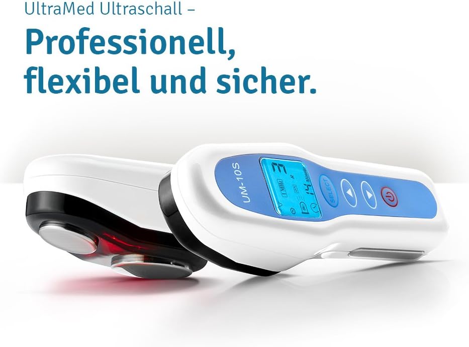 Ultraschallgerät für Gesicht und Körper 3 MHz 1 MHz zwei Schallköpfe Intensitätsstufen Netzbetrieb kosmetische Hautpflege Gerät