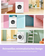 Frontlader Waschmaschine 8 kg CF08EWP05W mit Dampffunktion und Tierhaar-Programm 16 Programme Energieeffizienz Klasse A-10 Nachlegefunktion