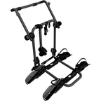 Heck Fahrradträger 10444 für 2 Fahrräder 12-29 Zoll bis 45 kg klappbar Stahl Rahmenhalter abschließbar