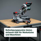 Multifunktionstisch MWB 100 Klappbare Werkbank höhenverstellbar 120 kg Traglast inkl Zwingen
