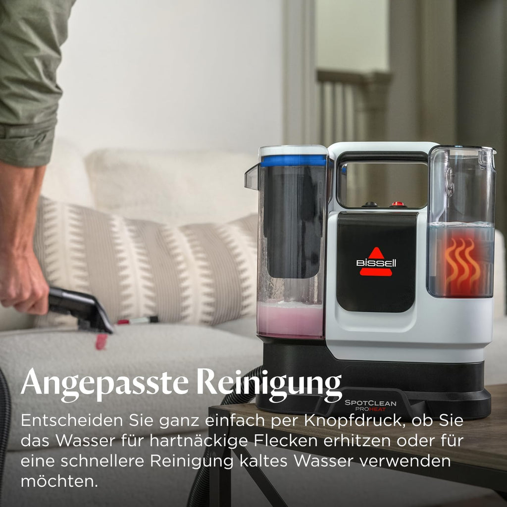 SpotClean ProHeat Advanced Teppich und Polsterreiniger 3924N Waschsauger Nasssauger 1125 W Kabelgebunden 1,1 L