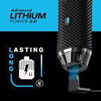 Barttrimmer kabellos Lithium-Ion Pro Series austauschbare Köpfe abwaschbar Metall Schneidsatz präzise Haarschneider