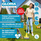 Akkurasentrimmer Kantenschneider FineCut 18V Set 25 cm Schnittbreite inkl Akku Ladegerät für kleine Gärten