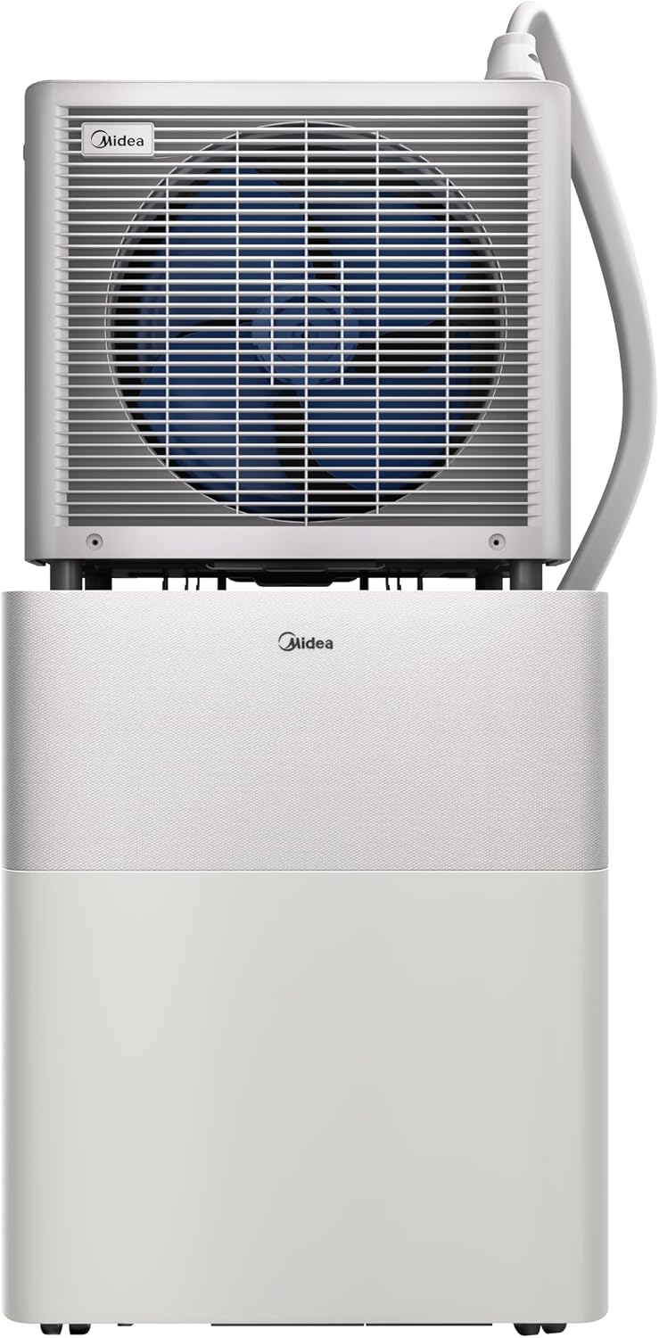 Mobile Split Klimaanlage PortaSplit-E 12000 BTU 3,5 kW Kühlen Heizen A++ für Räume bis 42 m² App Steuerung