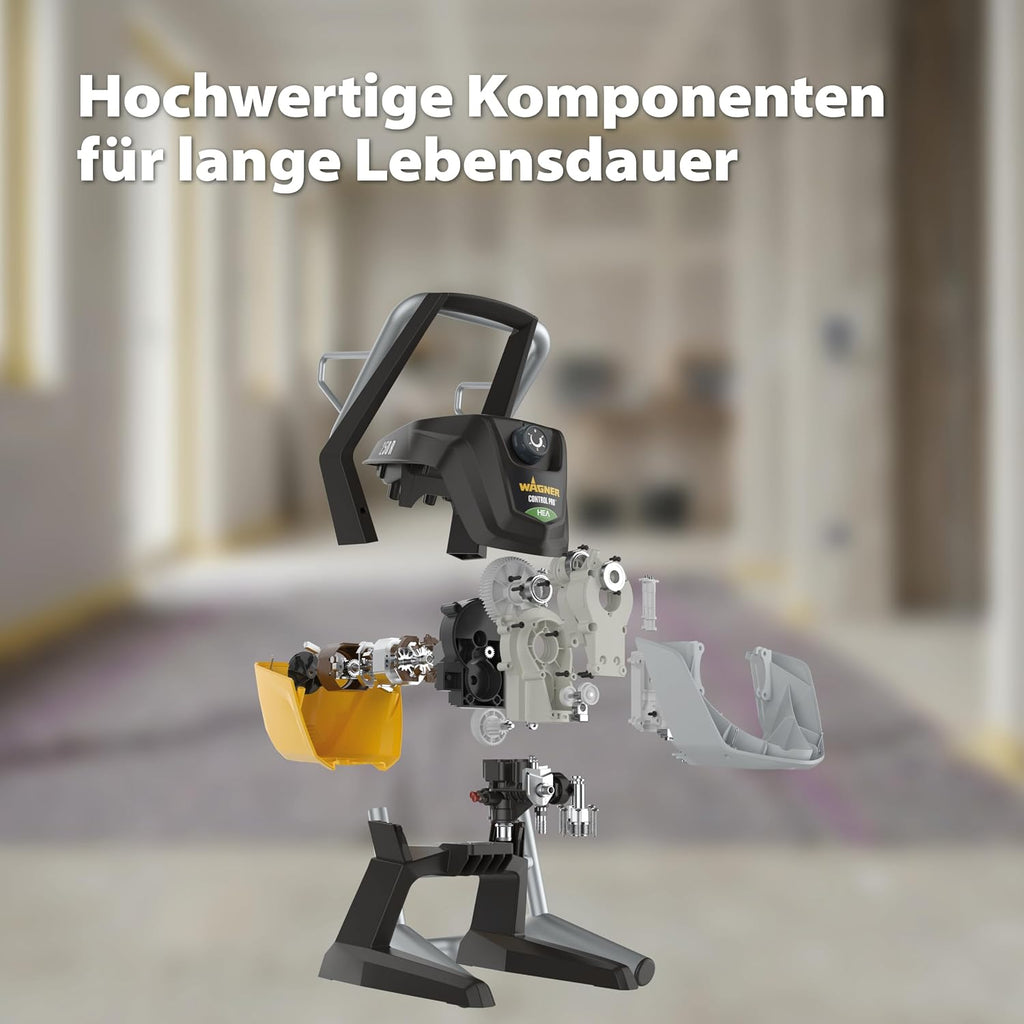 Airless Farbsprühsystem Control Pro 350 R 2371073 110 bar Druckregulierung 15 m Schlauch für Wandfarben Lacke und Lasuren