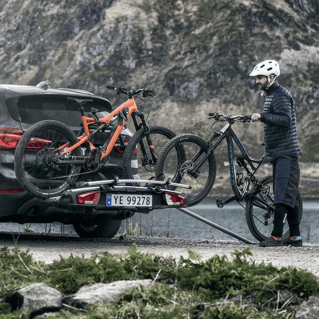 Fahrradträger Anhängerkupplung 939000 für 3 Fahrräder VeloSpace XT 3bike 13pin mit hoher Zuladung für E-Bikes