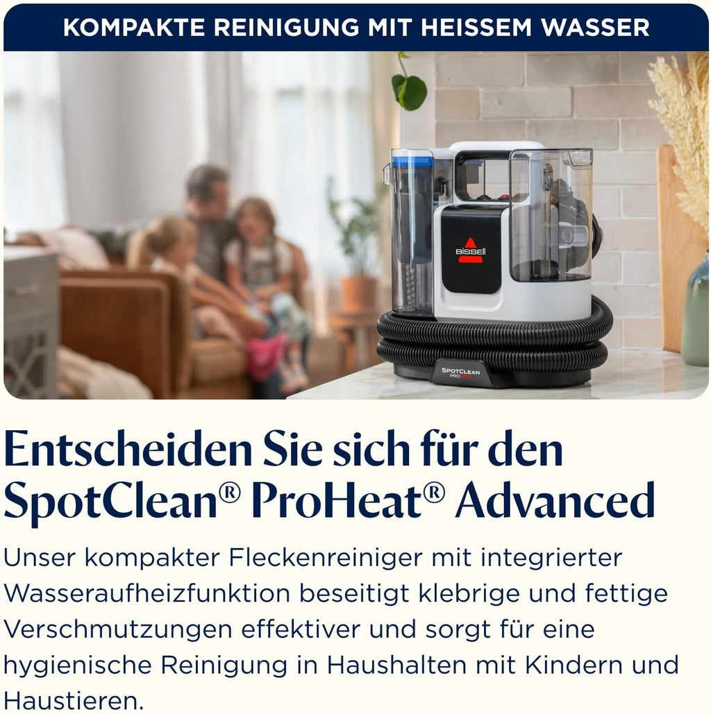 SpotClean ProHeat Advanced Teppich und Polsterreiniger 3924N Waschsauger Nasssauger 1125 W Kabelgebunden 1,1 L