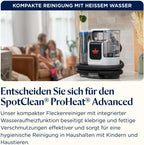 SpotClean ProHeat Advanced Teppich und Polsterreiniger 3924N Waschsauger Nasssauger 1125 W Kabelgebunden 1,1 L