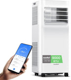 Mobiles Klimagerät 9000 BTU 2.6kW Breezy Cool Pro 2.6 APP Steuerung Kühlen Ventilieren Entfeuchten bis 33m²