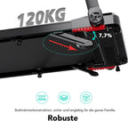Klappbares Laufband für Zuhause und Büro CS-WP9 bis 12 kmh LED Anzeige Bluetooth App Steuerung 1400W Motor 123.8x58.7x10.2 cm