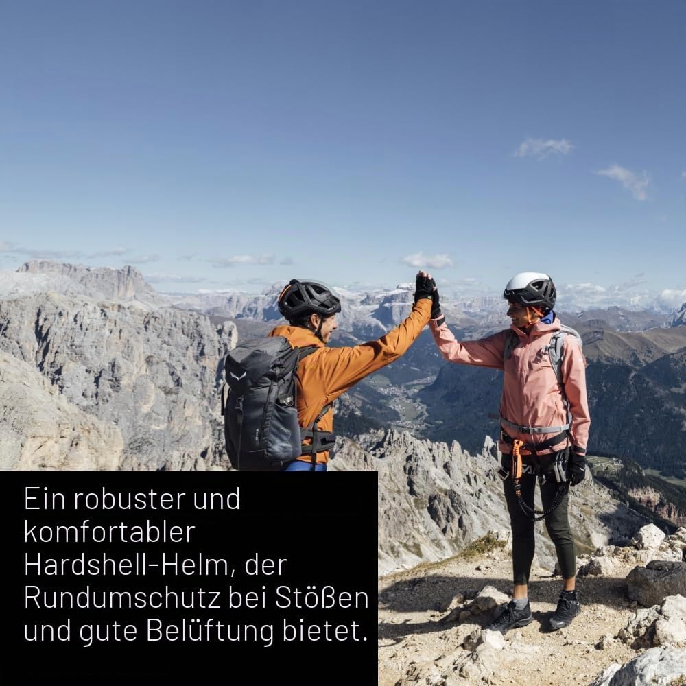Klettersteig Set Attac Evo Toxo 3.0 Komplettset mit Helm Karabinern und Falldämpfer Einheitsgröße für Klettern