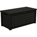 Aufbewahrungsbox Kissenbox 623 Liter Blackwood Kunststoff Deckel belastbar bis 272 kg mit Gasdruckfedern wetterfest anthrazit