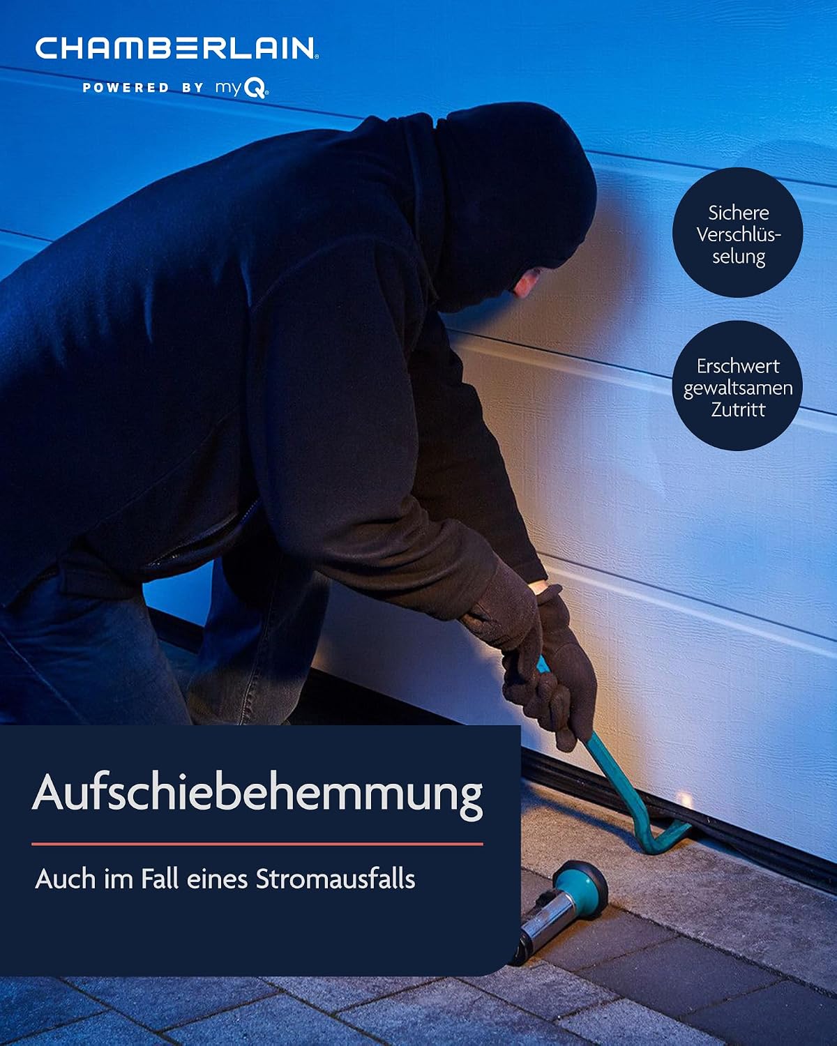 Garagentorantrieb ML700EV 700N Zahnriemenantrieb Soft Start Stop Smart Home myQ kompatibel 2 Handsender 12 kg Führungsschiene