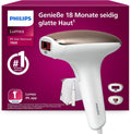 IPL Haarentfernungsgerät 7000 Series BRI921/00 IPL Gerät zur Haarentfernung mit 2 Aufsätzen für Körper und Gesicht für Zuhause