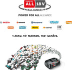 Akku Rückensprüher Pro 1200 Li-Ion 12 l Drucksprüher mit 6 m Schlauch für Pflanzenschutz und Unkrautpflege