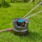 AquaPrecise Bewässerungssystem 16000-20 für Rasen bis 320 m² Solar Bluetooth App gesteuerte automatische Rasenbewässerung