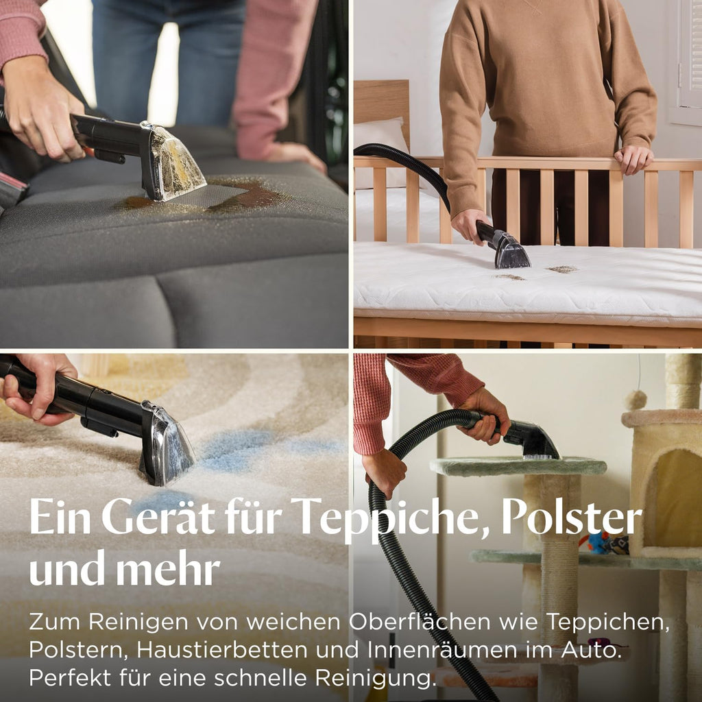 SpotClean ProHeat Advanced Teppich und Polsterreiniger 3924N Waschsauger Nasssauger 1125 W Kabelgebunden 1,1 L