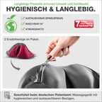 Nackenmassagegerät mit Wärme Shiatsu Massage Vibration NM089 für Nacken Schulter Rücken Beine