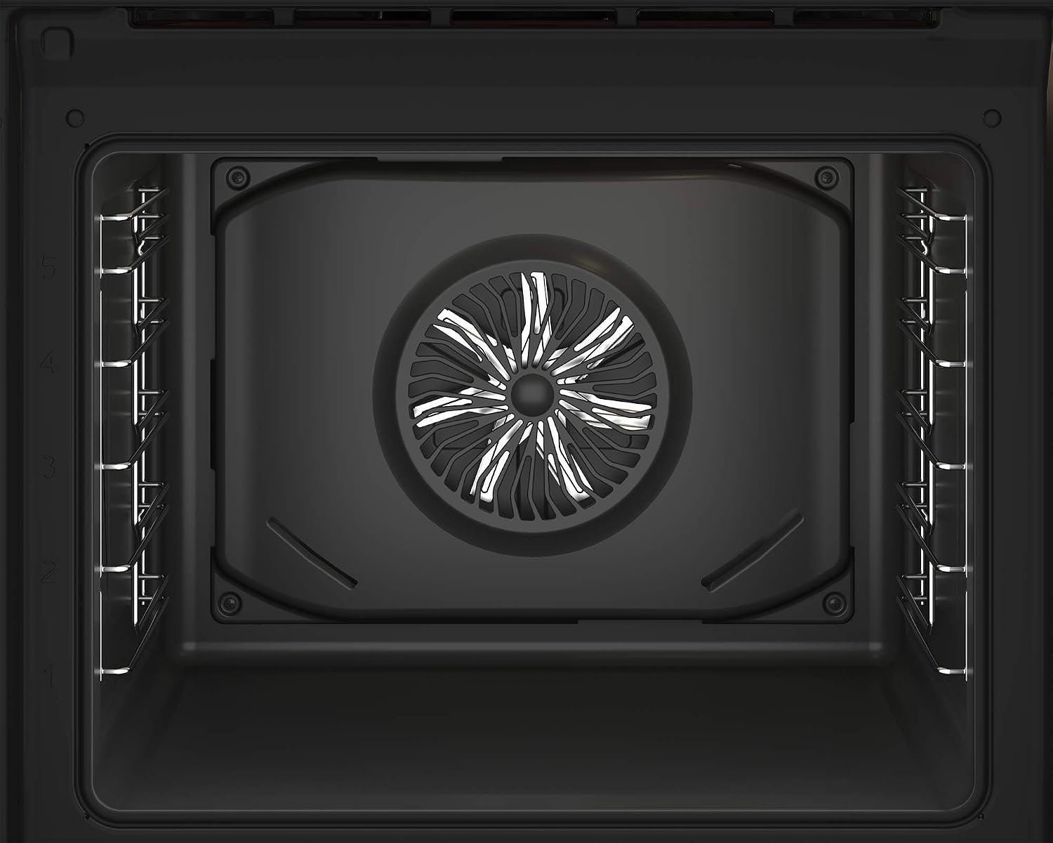 Einbau-Backofen BBIM12300X 60 cm mit 72 Liter Volumen Dampfreinigung 8 Heizarten Edelstahl Multifunktionsofen