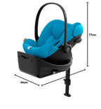 ISOFIX Basis Base G Babyschale Cloud G i-Size Kindersitz Sirona G i-Size 360° drehbar Schwarz UN R129/03