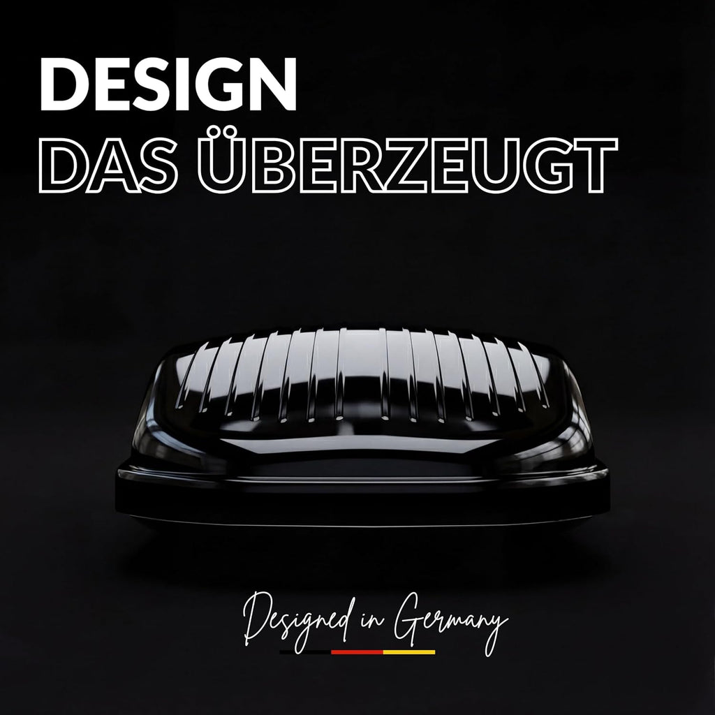 Dachbox Gepäckbox 320L Premium Hartschale Fast Clamp Schnellspanner 75kg Beidseitige Öffnung abschließbar