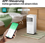 Mobiles Klimagerät 9000 BTU 2.6kW Breezy Cool Pro 2.6 APP Steuerung Kühlen Ventilieren Entfeuchten bis 33m²