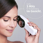 Ultraschallgerät für Gesicht und Körper 3 MHz 1 MHz zwei Schallköpfe Intensitätsstufen Netzbetrieb kosmetische Hautpflege Gerät