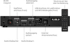 HiFi Tuner DIGITRADIO 143 V3 DAB+ Internetradio mit Bluetooth Spotify Connect WLAN und Fernbedienung 43,5 cm