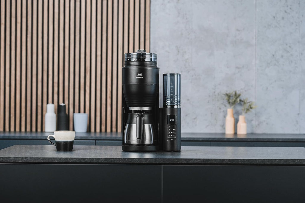 Filterkaffeemaschine AromaFresh Pro X Therm mit Mahlwerk 1 Liter Thermkanne Timer Funktion 8 Tassen