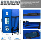 Aufblasbares SUP Board Set mit Kajak Sitz 330x76x15 cm bis 150 kg Tragkraft mit Doppel-Paddel 3 Finnen und Zubehör