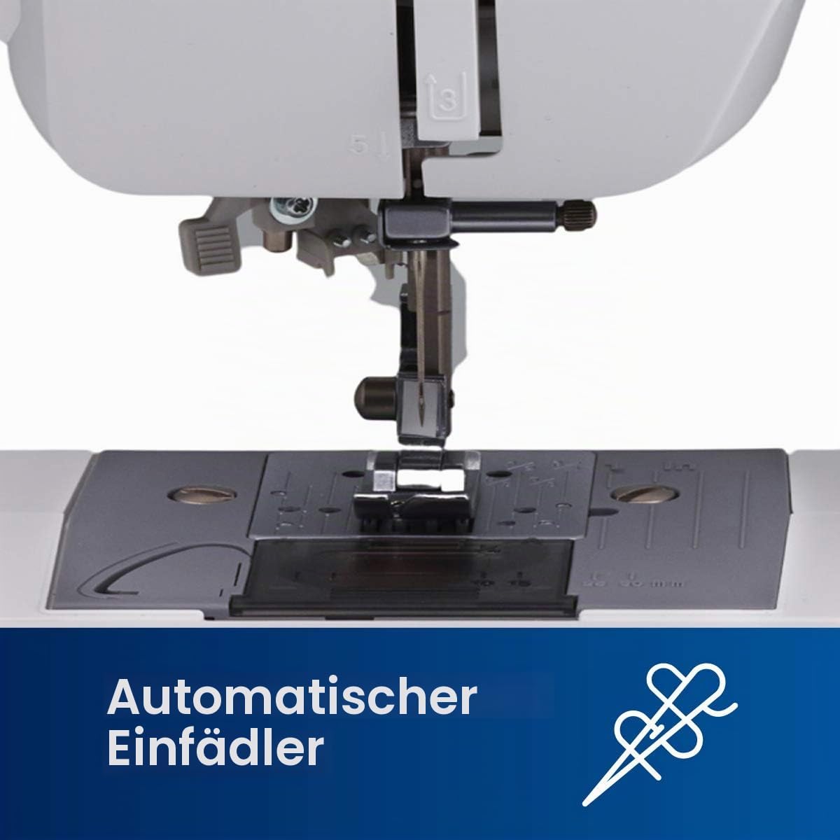 Elektrische Nähmaschine XM2701S 27 Stichprogramme Freiarm automatischer Einfädler kabelgebunden
