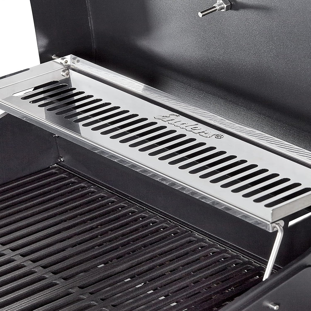 Elektrogrill eCRAVE 2 Grillwagen 2 Heizelemente 2 Zonen Grill mit Gussrost Garhaube Thermometer Stauraum