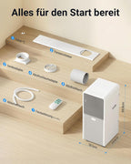 Mobile Klimaanlage A027C-09C 9000 BTU mit Abluftschlauch 3-in-1 Klimagerät für Räume bis 33 m² 24H Timer Fernbedienung R-290