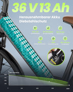E Bike 26 Zoll UcityS 250W 7 Gang 55 Miles PAS Reichweite City Elektrofahrrad Urban