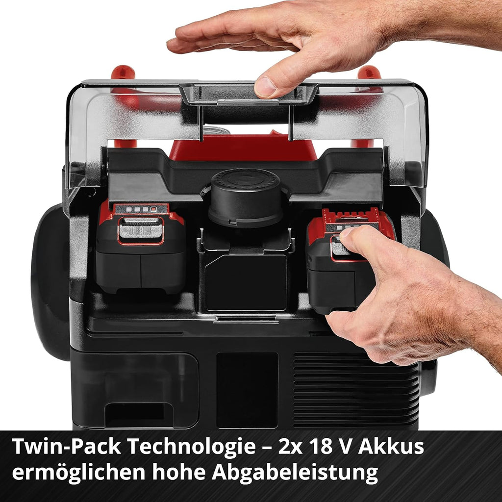 Akku Kompressor TE-AC 36/150 Li OF-Solo Power X-Change 36V 8 bar 6L Tank 150 l/min Ansaugleistung ohne Akku