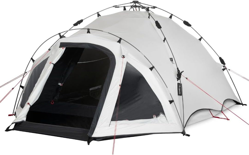 Campingzelt mit Quick-Up-System Quick Oak 3 Dark Series 3 Personen 4.000 mm Wassersäule abgedunkelte Schlafkabine