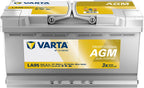 AGM Versorgungsbatterie LA95 12V 95Ah 850A Dual Purpose Batterie für Wohnmobil Wohnwagen und Boote