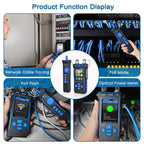 Netzwerkkabeltester NF-8508 mit RJ45 RJ11 PoE Test Optischem Leistungsmesser VFL Funktion CAT5 CAT6 Kabelprüfung